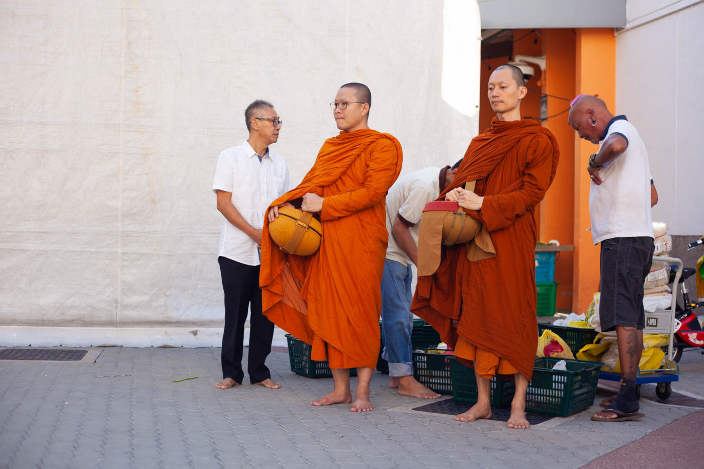 Singapore Monks